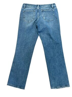 Vervet Women’s 32 Button Fly Blue Denim Straight Jeans